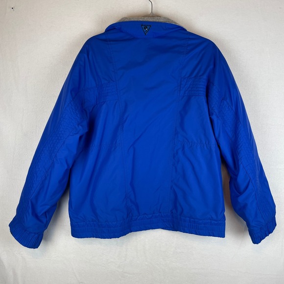 Vintage Pacific Trail Active Blue Ski Jacket Mens Small Fleece Lined Retro 90s - Picture 4 of 10